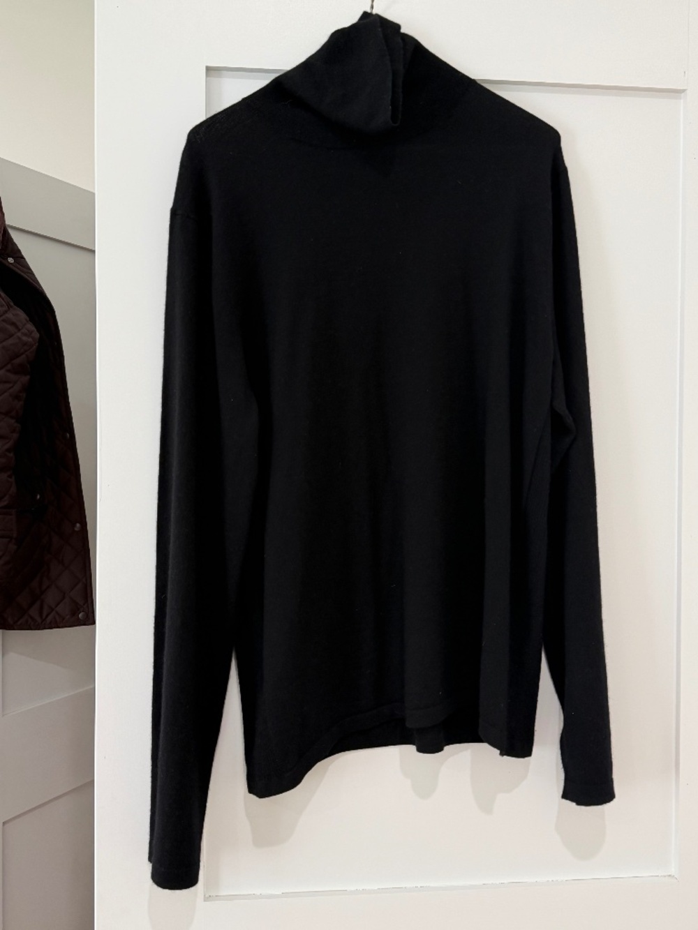 Vince Women's Large Wool Cashmere Blend Black Turtleneck EUC